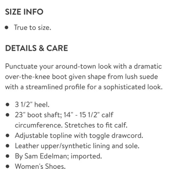 Sam Edelman ‘Kent' Over the Knee Boot Suede - Picture 5 of 7